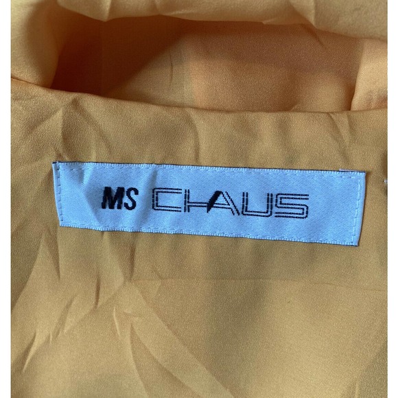 Vintage MS. CHAUS Button Front Midi Dress Size 10 - Picture 3 of 9